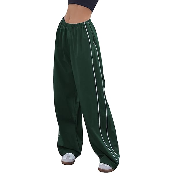 Amazon.com: Lianlive Track Pants for Women Wide Leg Baggy
